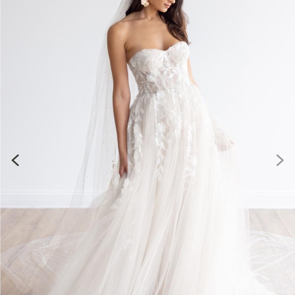 Wtoo Strapless Corset Tulle Wedding Dress